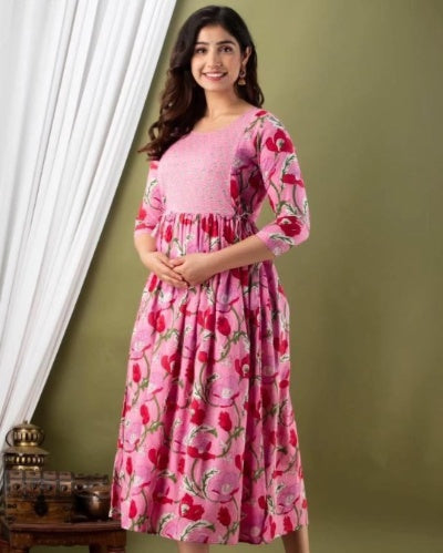 Cotton Feeding Kurti