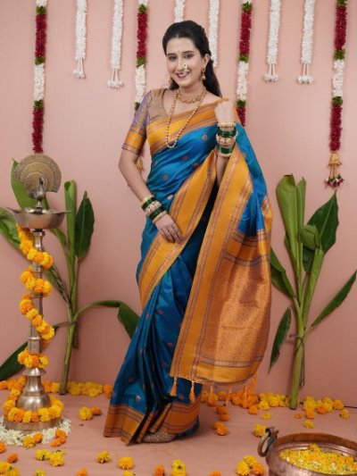 Pure Banarasi Silk Paithani Saree