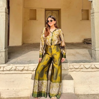 Satin Silk Co-ord Set