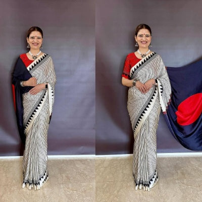 Sareewala Premium Gaji Silk Uniform Saree