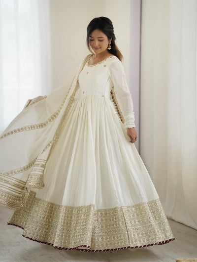 Embroidered Anarkali Gown