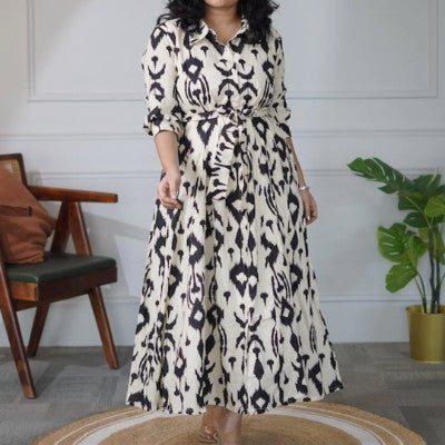 Pure Abstract Cotton Frock