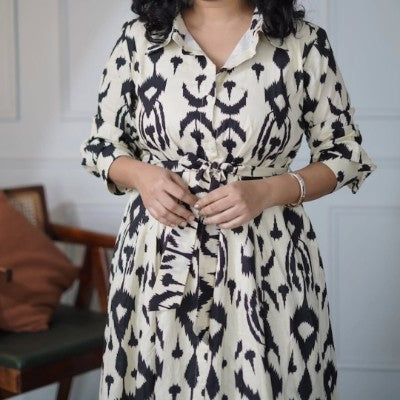 Pure Abstract Cotton Frock