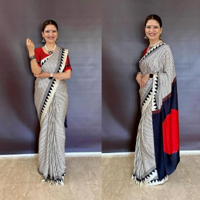 Sareewala Premium Gaji Silk Uniform Saree