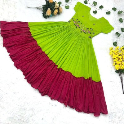 Maggam Work Cotton Gown